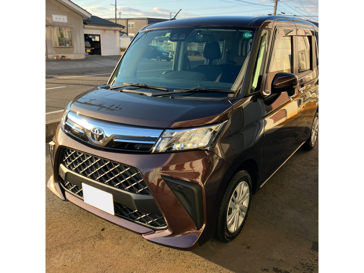 施工後の車
