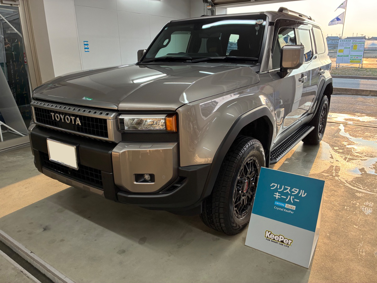 施工後の車