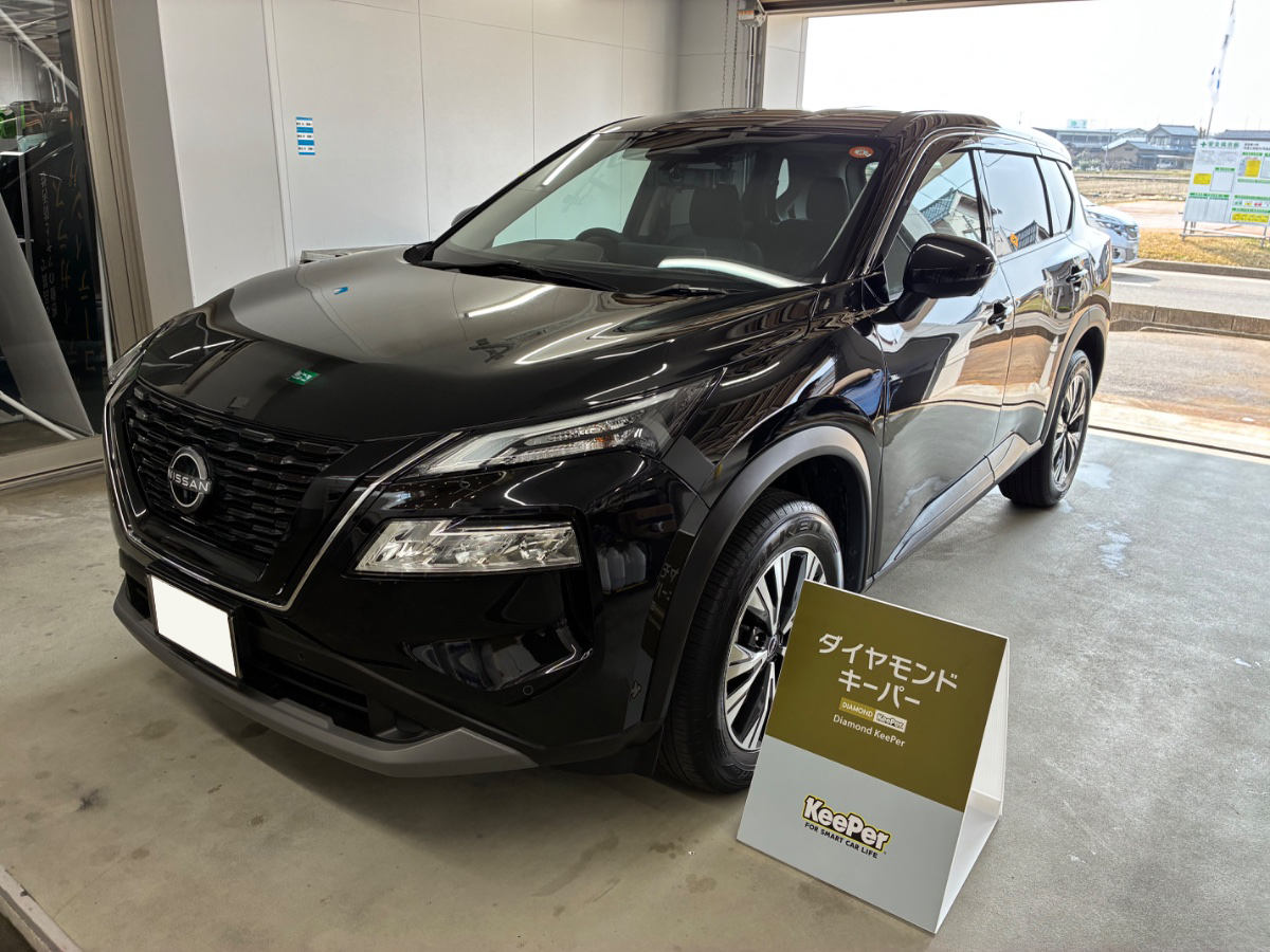 施工後の車