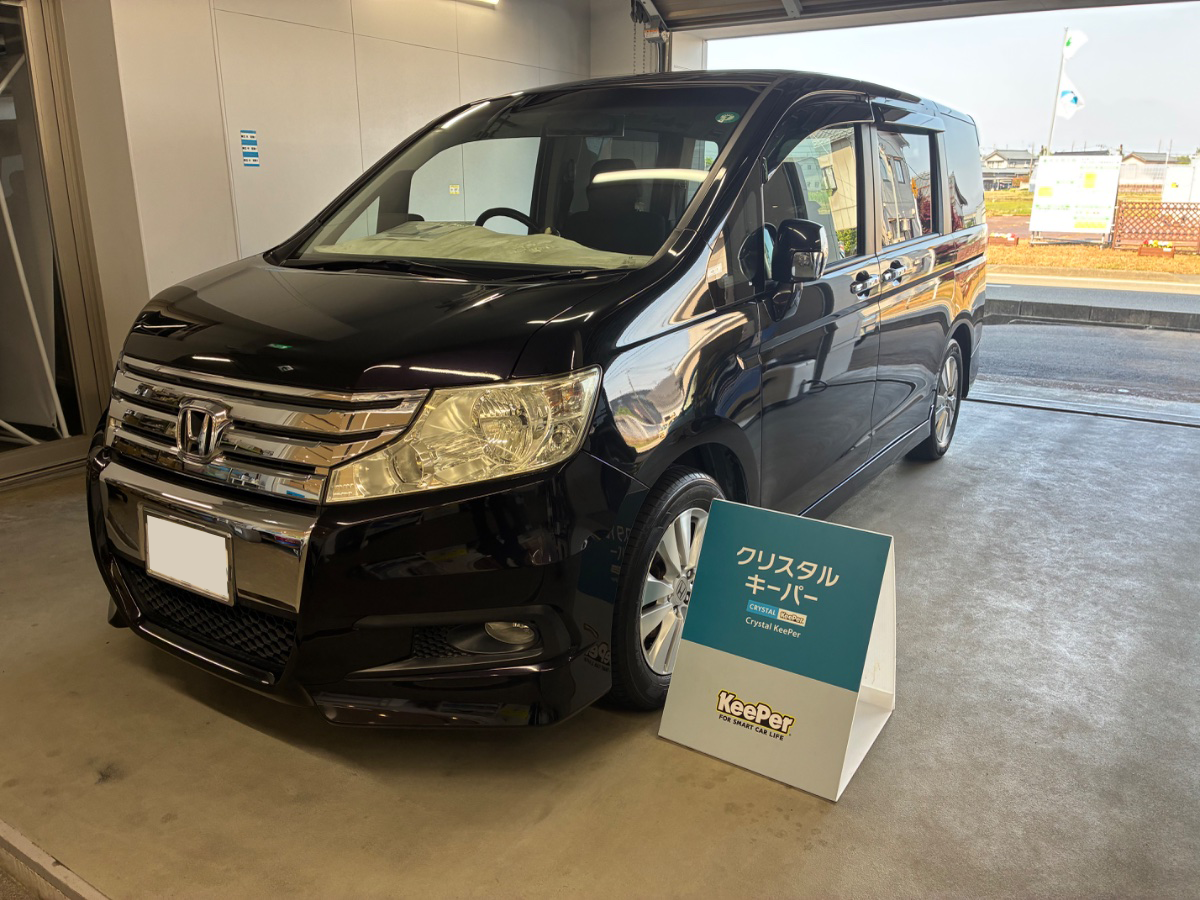 施工後の車