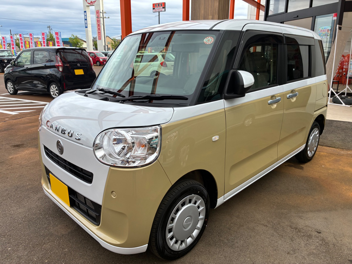 施工後の車