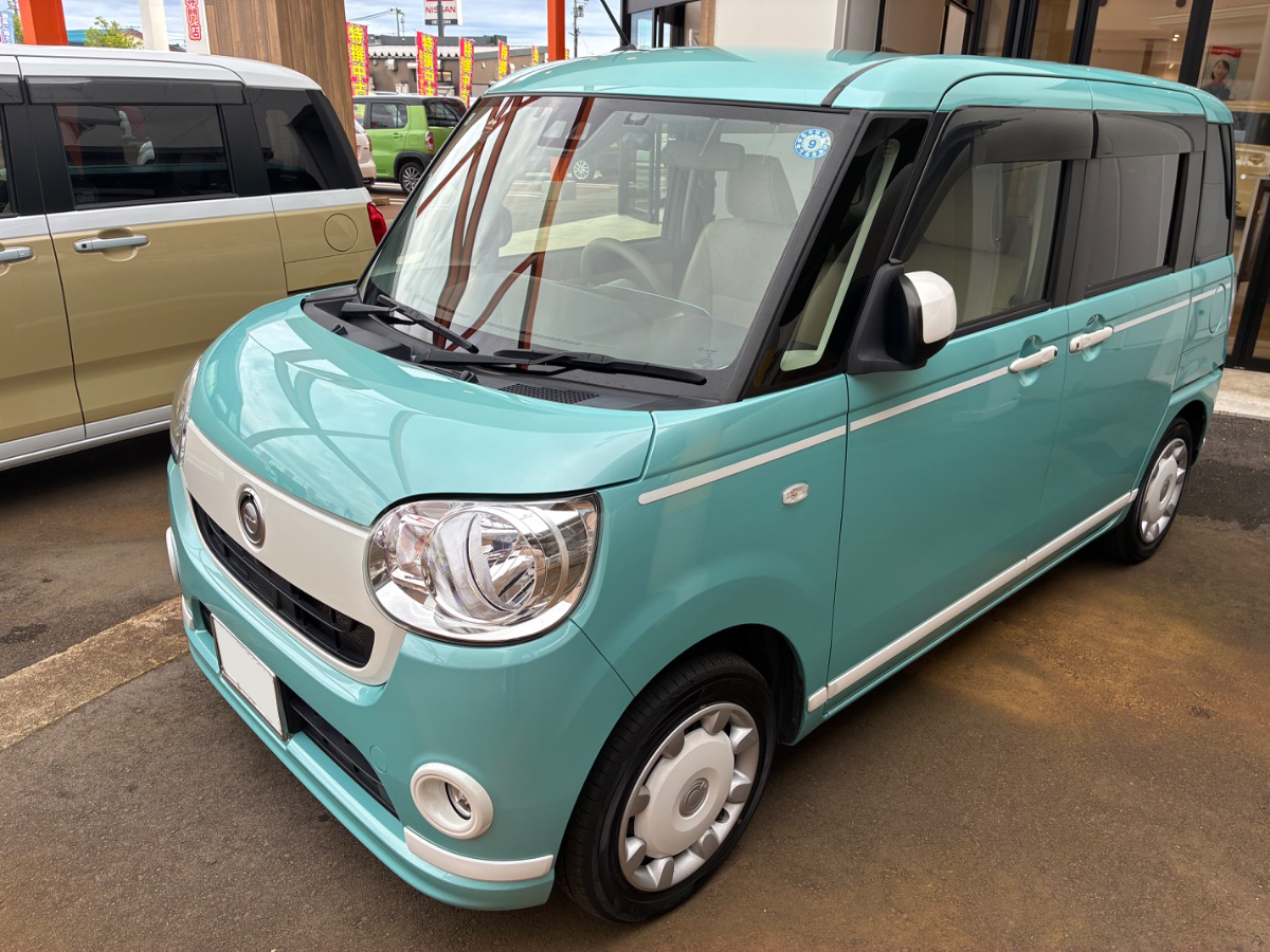 施工後の車