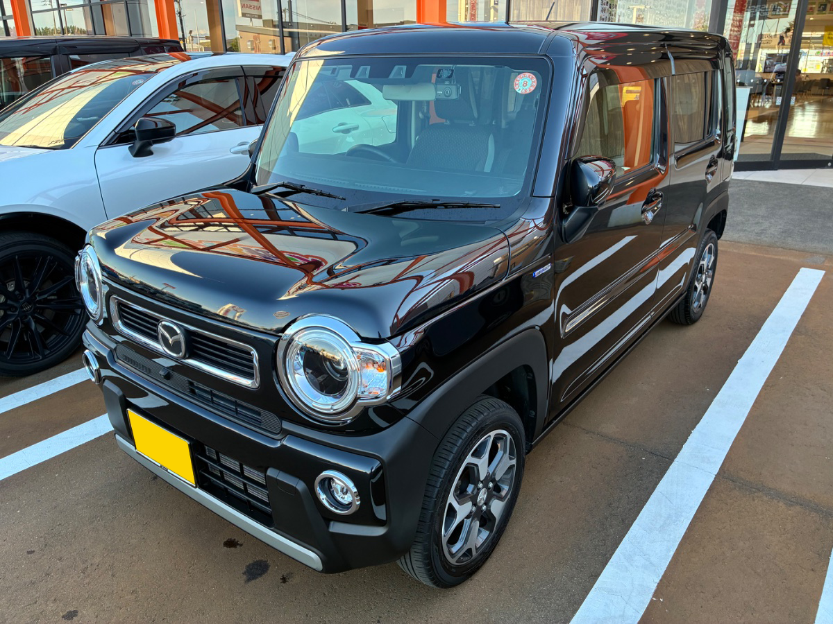 施工後の車