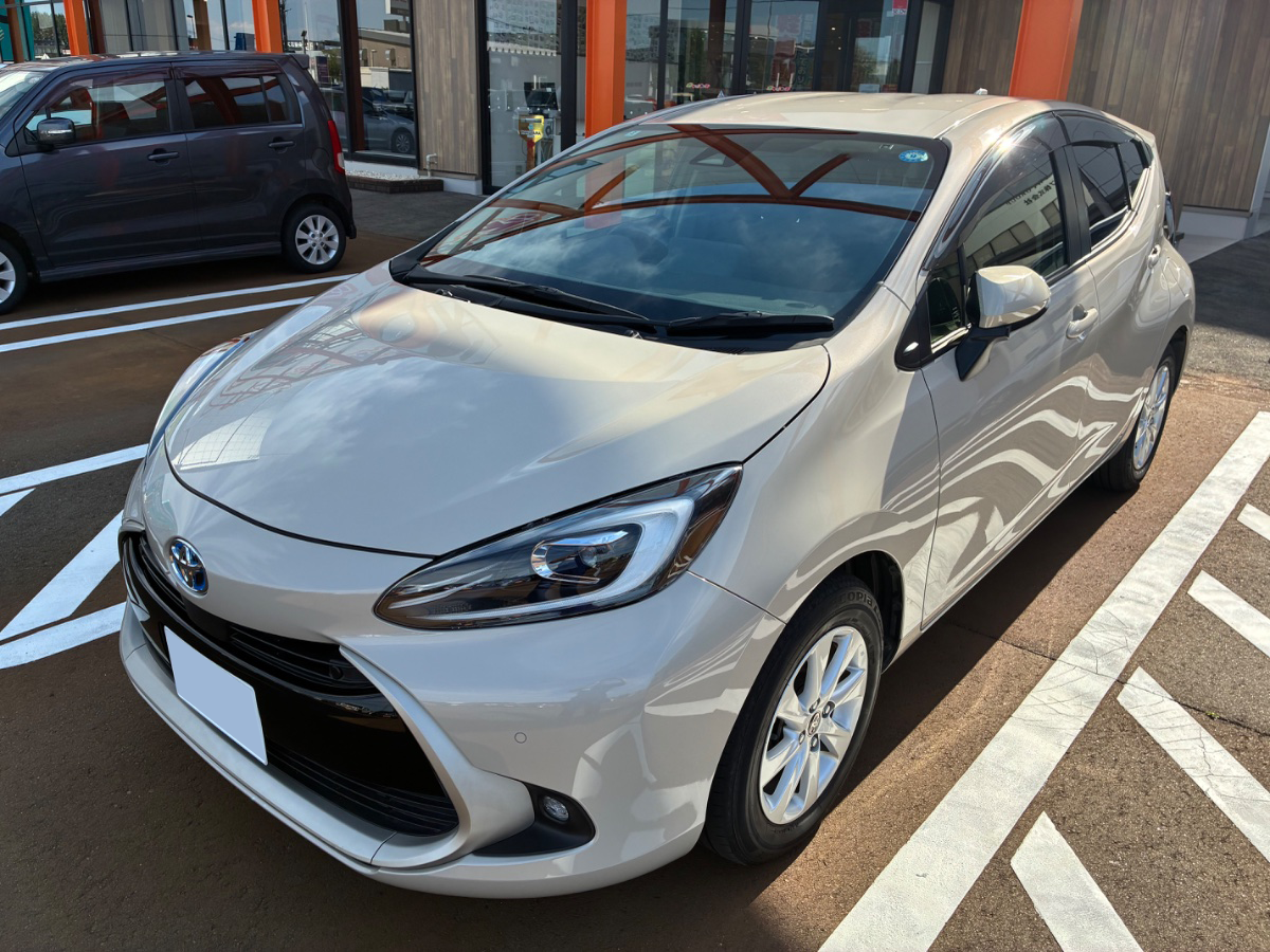 施工後の車