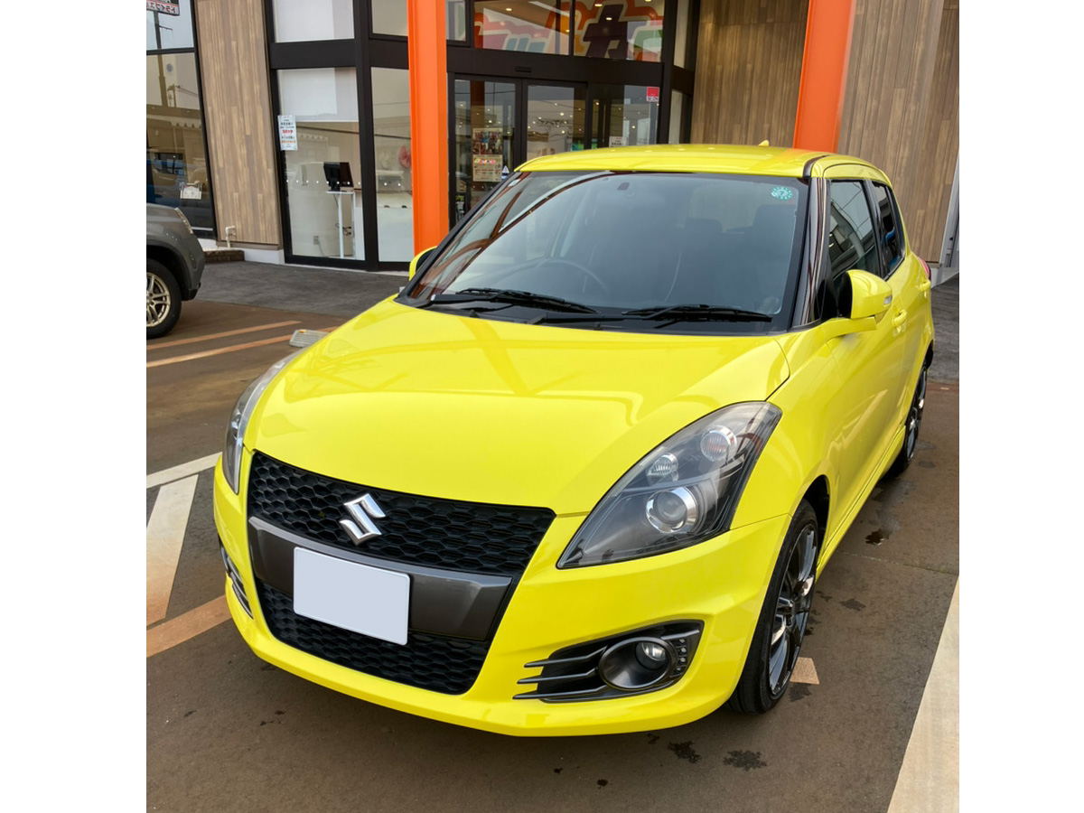 施工後の車