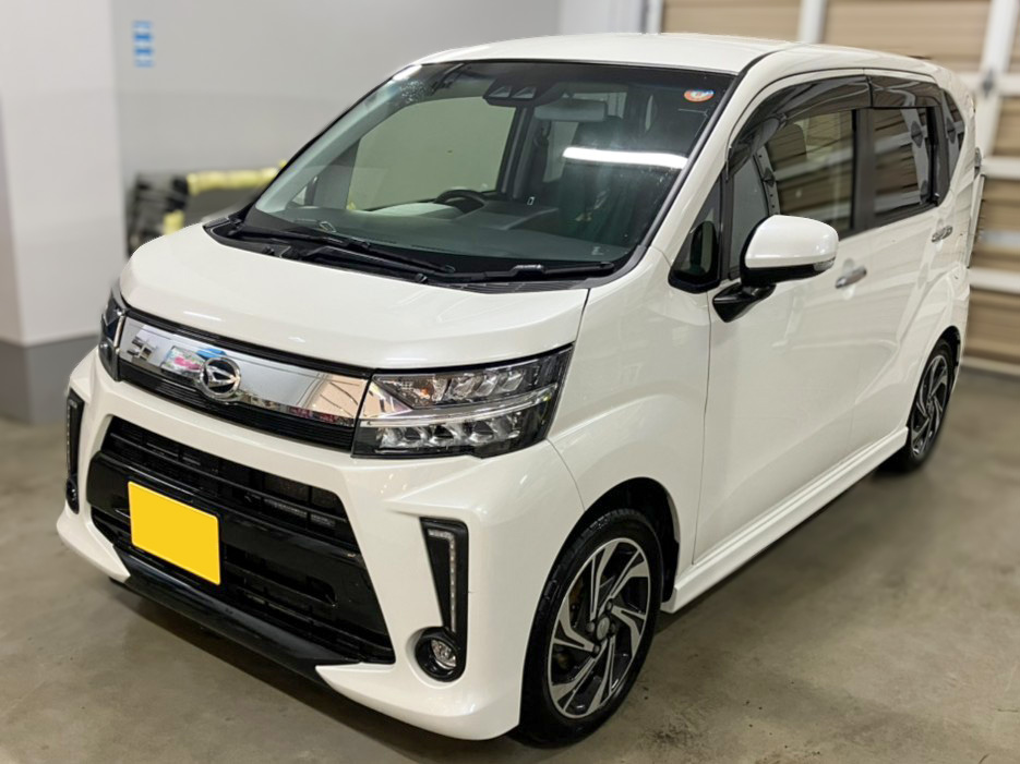 施工後の車