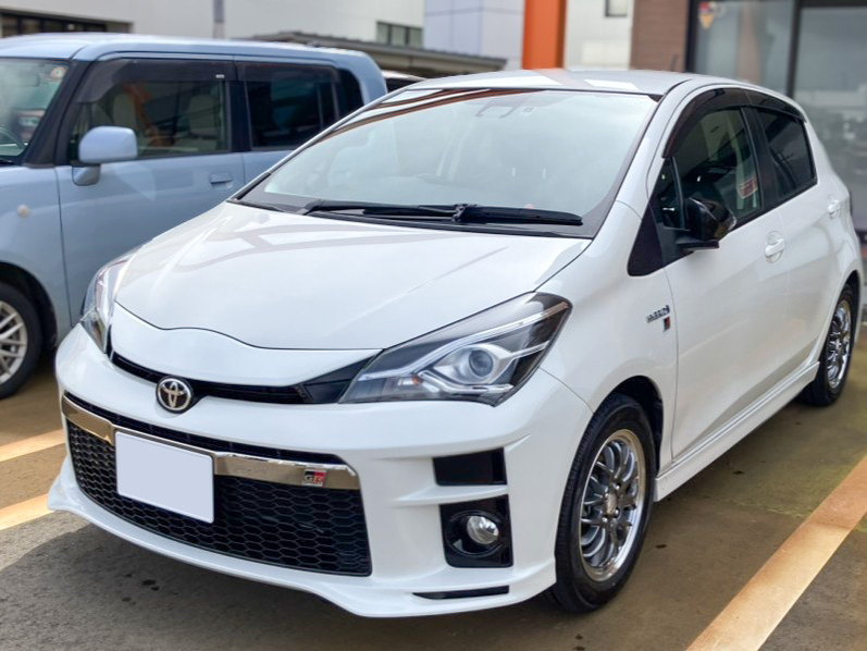 施工後の車
