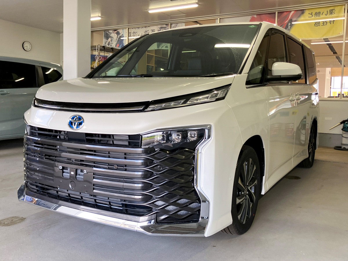 施工前の車