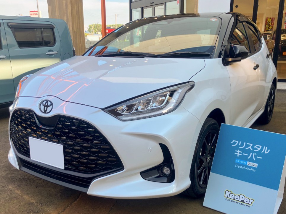 施工後の車